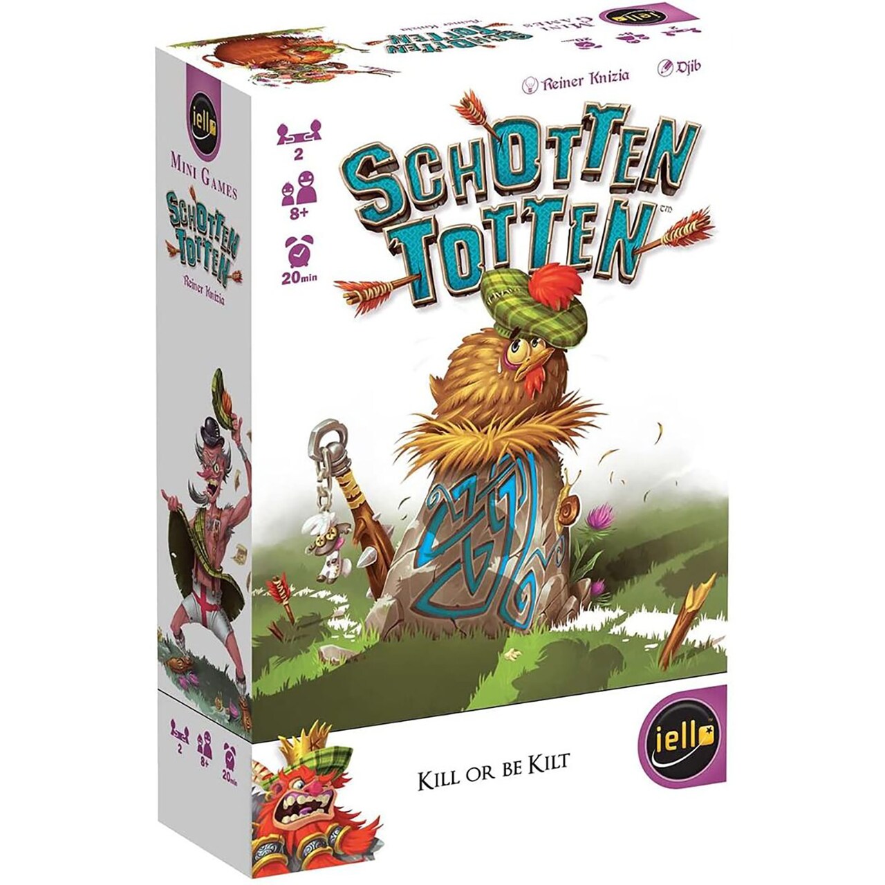 Schotten Totten - IELLO Battle Tactic Board Game, Ages 8+, 2 Players, 20 Min